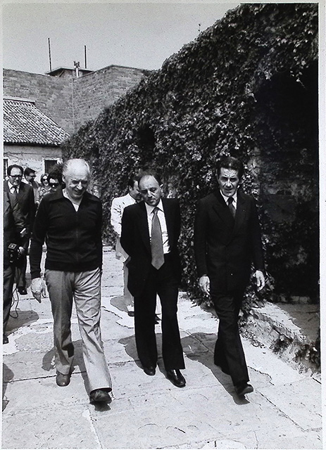 Inaugurazione della rassegna antologica delle opere pittoriche di Luigi Spacal al Bastione fiorito del Castello di San Giusto a Trieste